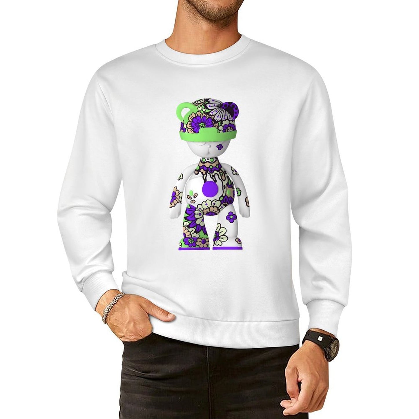 Long Sleeve With Front PatternSoftstyle PureStyle