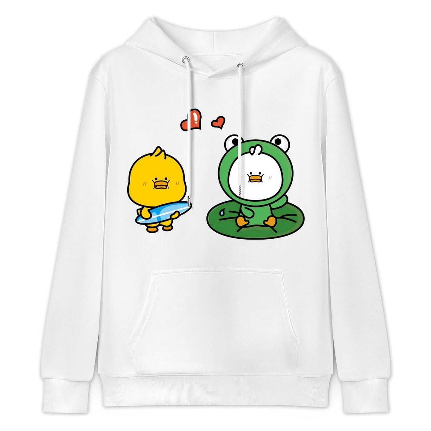 Soft Sleek Front Graphic Hoodies