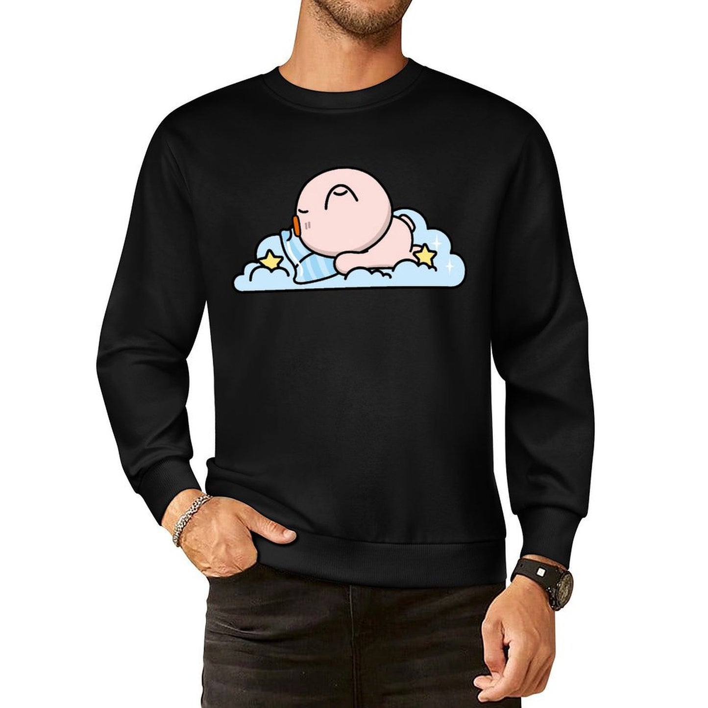 IPBR 250g Crew Neck Long Sleeve Sweatshirt Front GraphicCrew Neck Long Sleeve Sweatshirt4001387