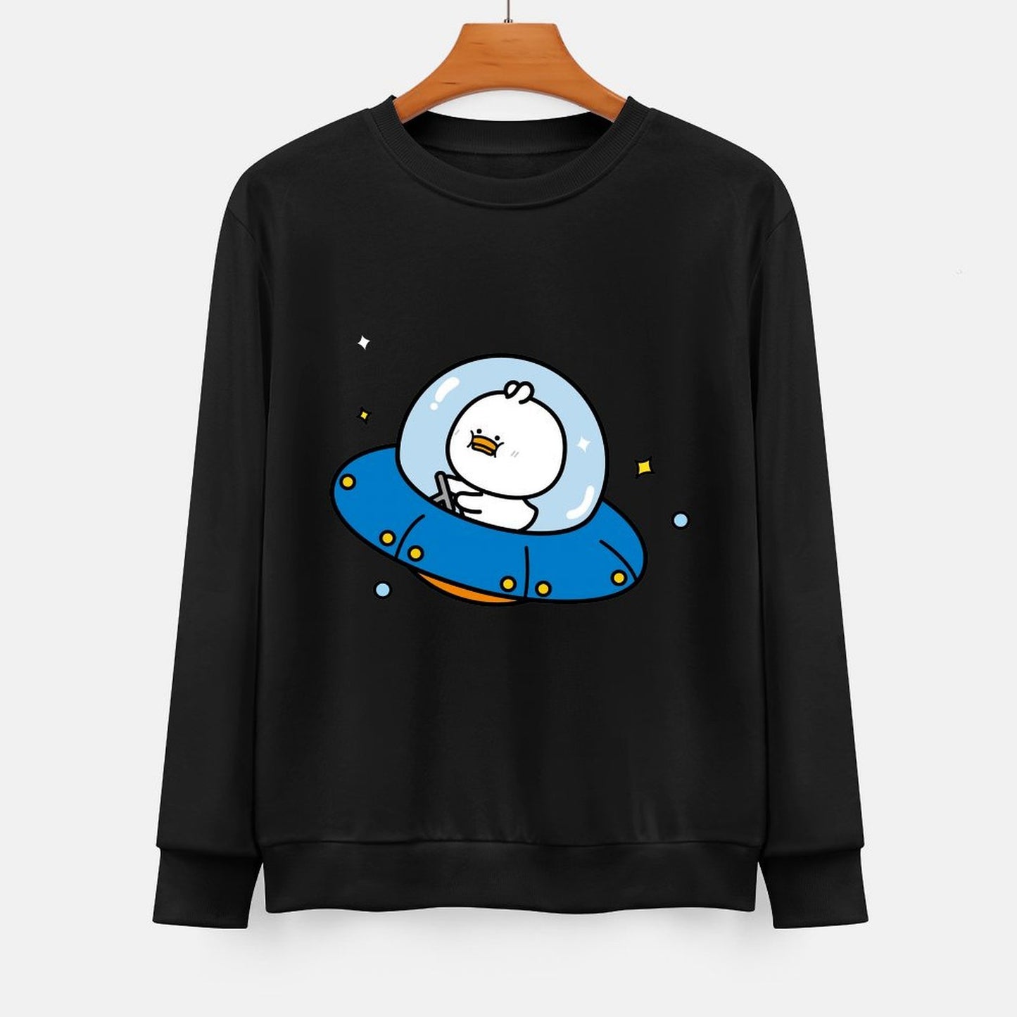 Front Patterned Long Sleeve TopOutdoor DailyFit