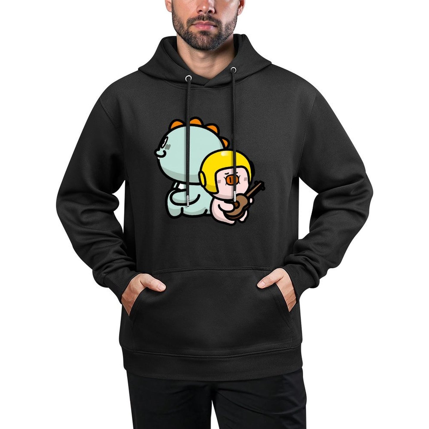 IPBR 250g Hooded Pocket Sweatshirt Front GraphicMen's Hooded  Sweatshirt4001128