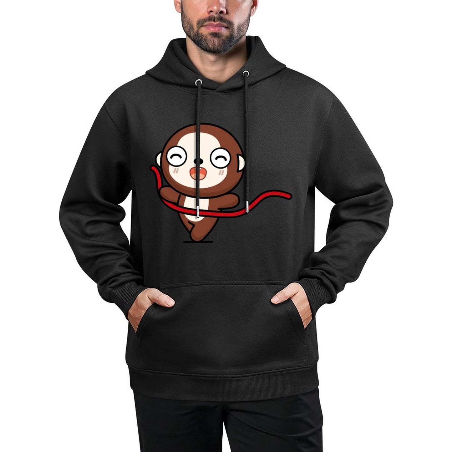 IPBR 250g Hooded Pocket Sweatshirt Front GraphicMen's Hooded  Sweatshirt4000236