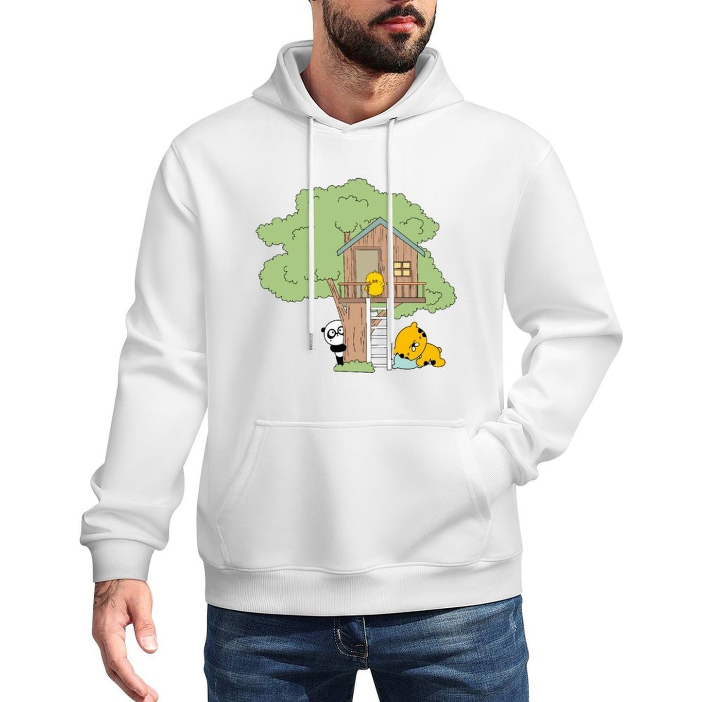IPBR 250g Hooded Pocket Sweatshirt Front GraphicMen's Hooded  Sweatshirt4000801