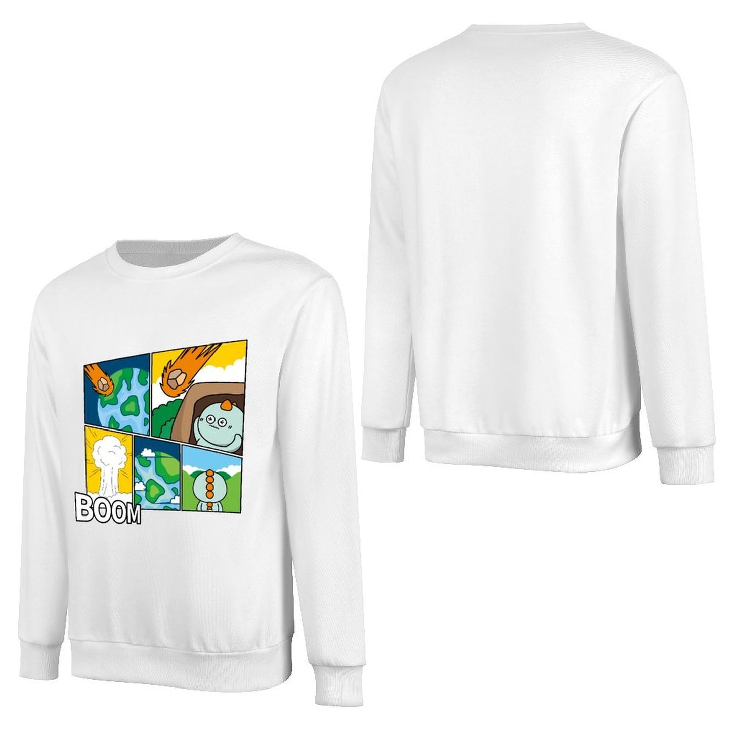 Front Patterned Long Sleeve TopSolid Ultra Durable