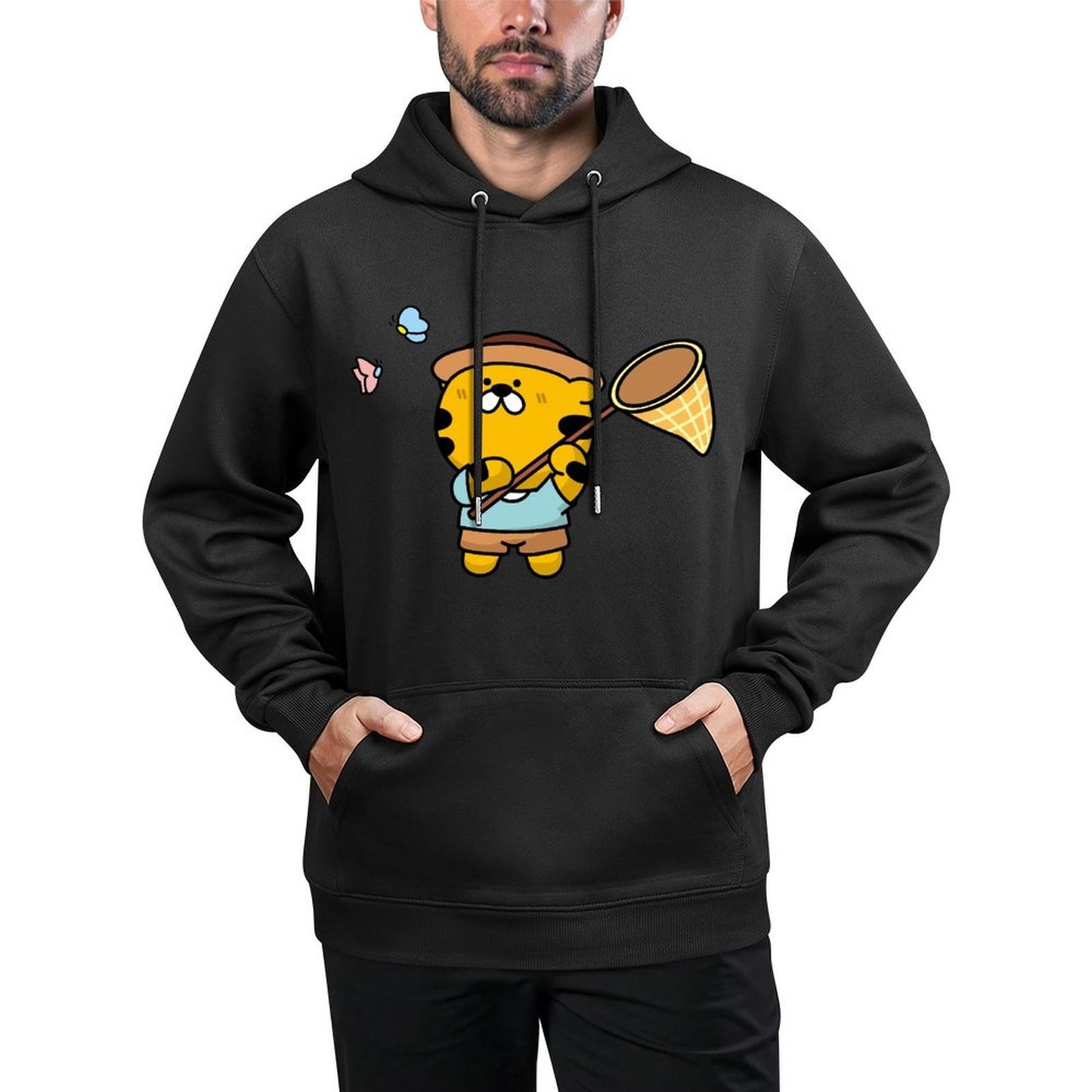 IPBR 250g Hooded Pocket Sweatshirt Front GraphicMen's Hooded  Sweatshirt4000019
