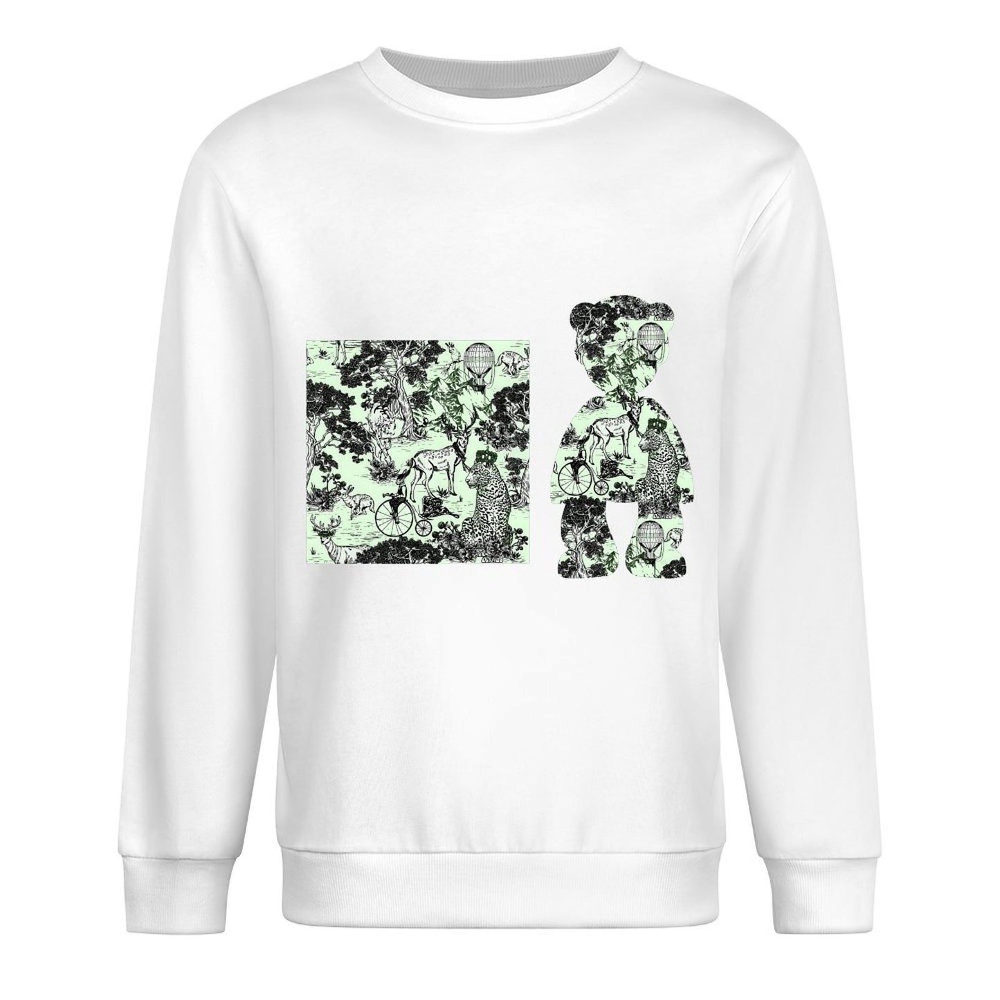 IPIB 250g Crew Neck Long Sleeve Sweatshirt Front GraphicCrew Neck Long Sleeve Sweatshirt6000100-5