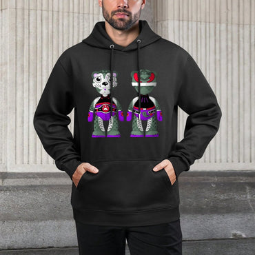 IPIB 250g Hooded Pocket Sweatshirt Front GraphicMen's Hooded  Sweatshirt6000145-5