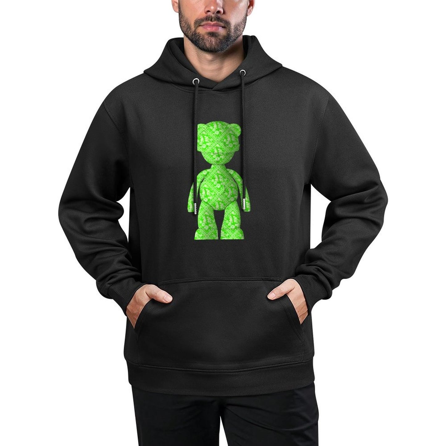 IPIB 250g Hooded Pocket Sweatshirt Front GraphicMen's Hooded  Sweatshirt6000117-7