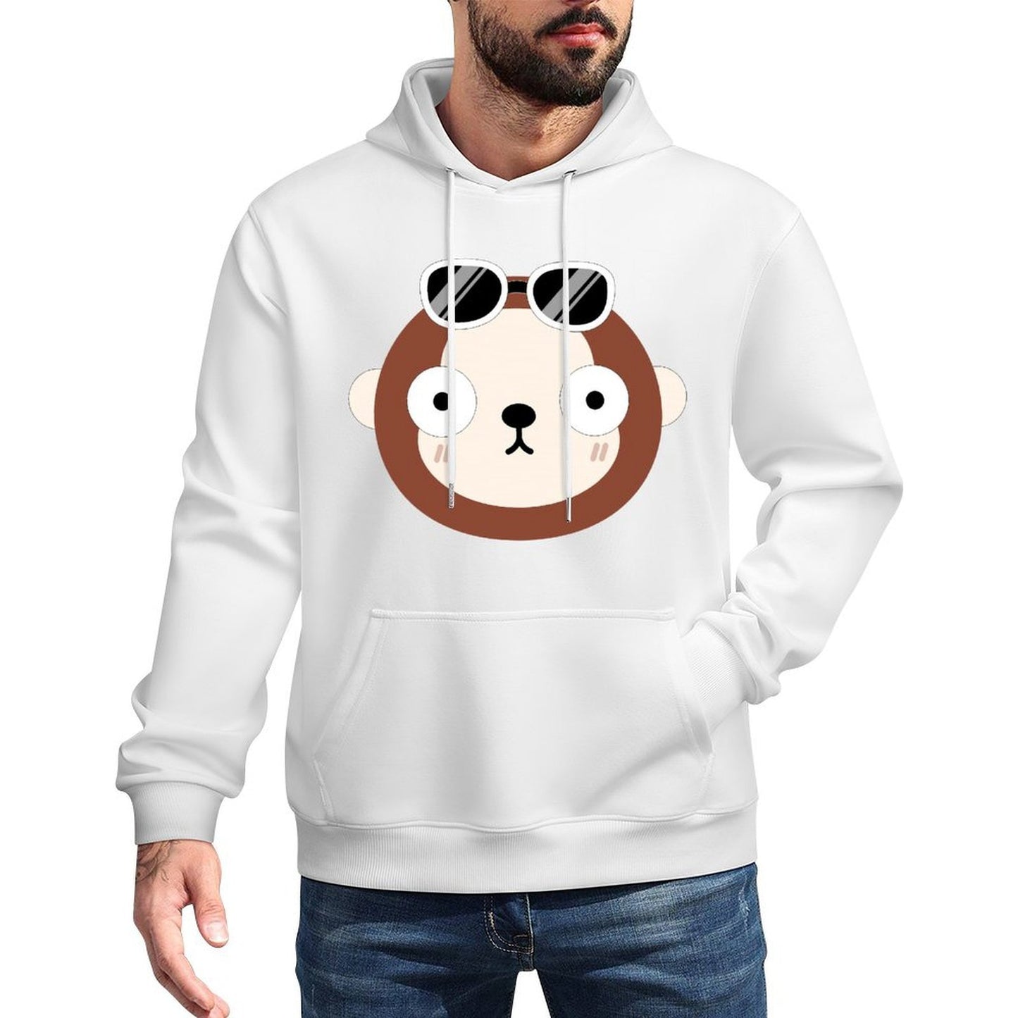 IPBR 250g Hooded Pocket Sweatshirt Front GraphicMen's Hooded  Sweatshirt4000702