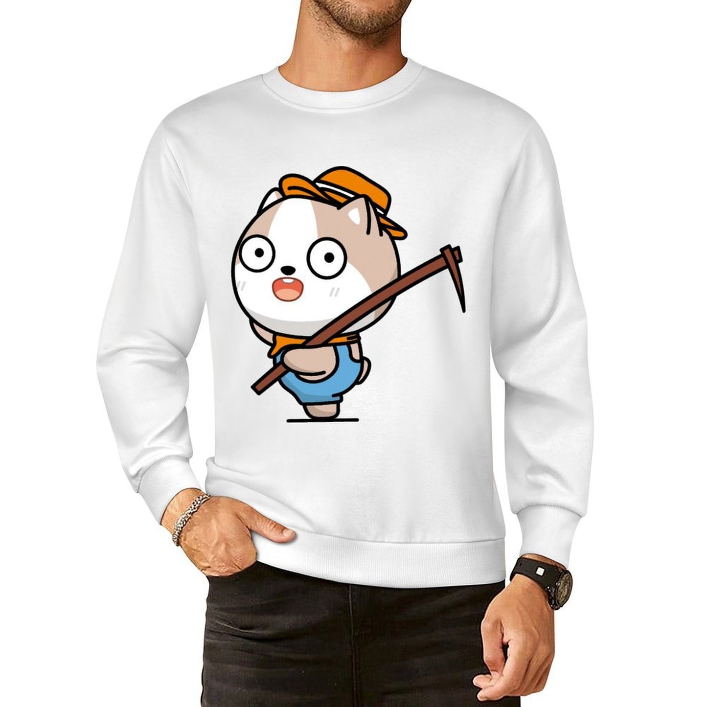 Front Patterned Long Sleeve TopClassic Original