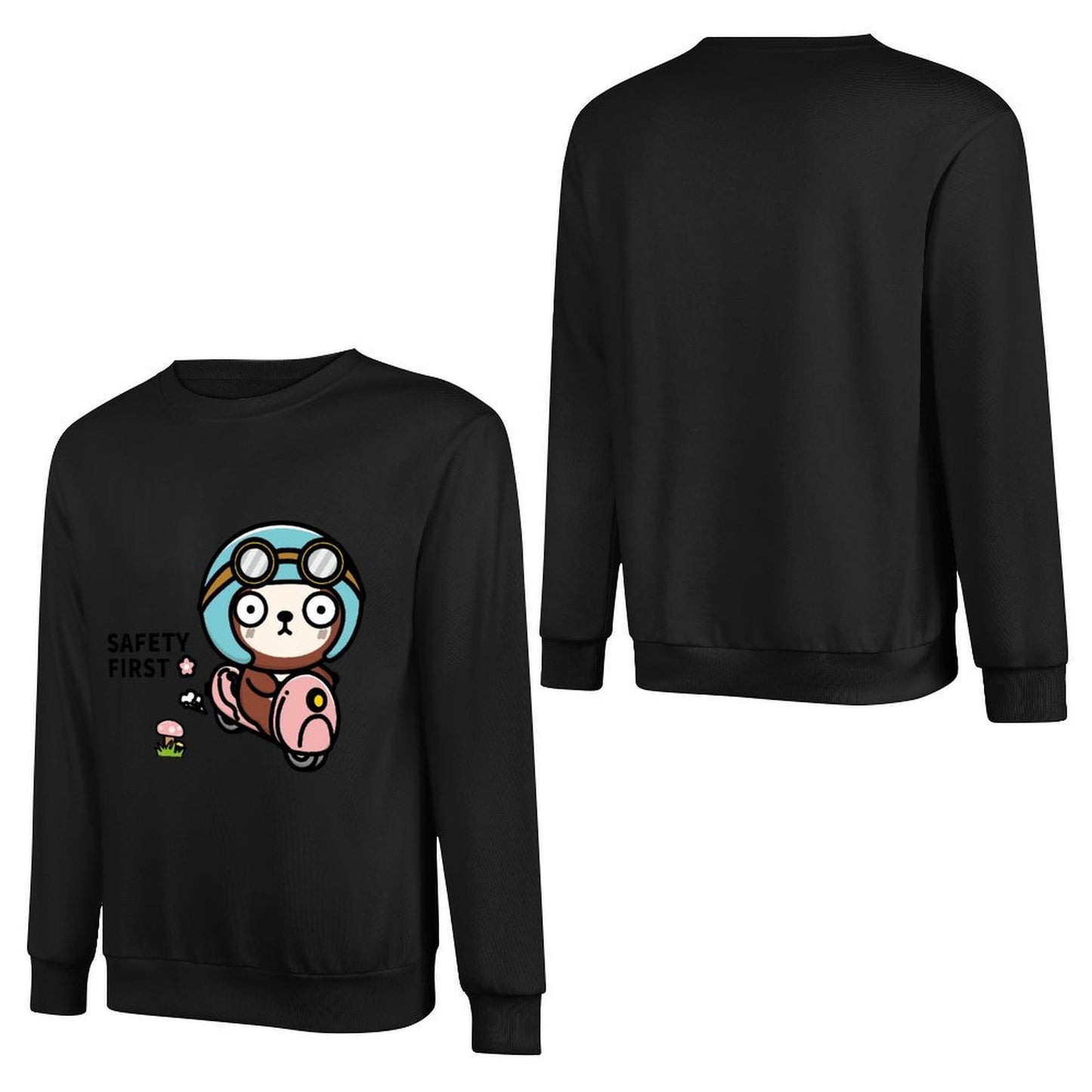IPBR 250g Crew Neck Long Sleeve Sweatshirt Front GraphicCrew Neck Long Sleeve Sweatshirt4001140