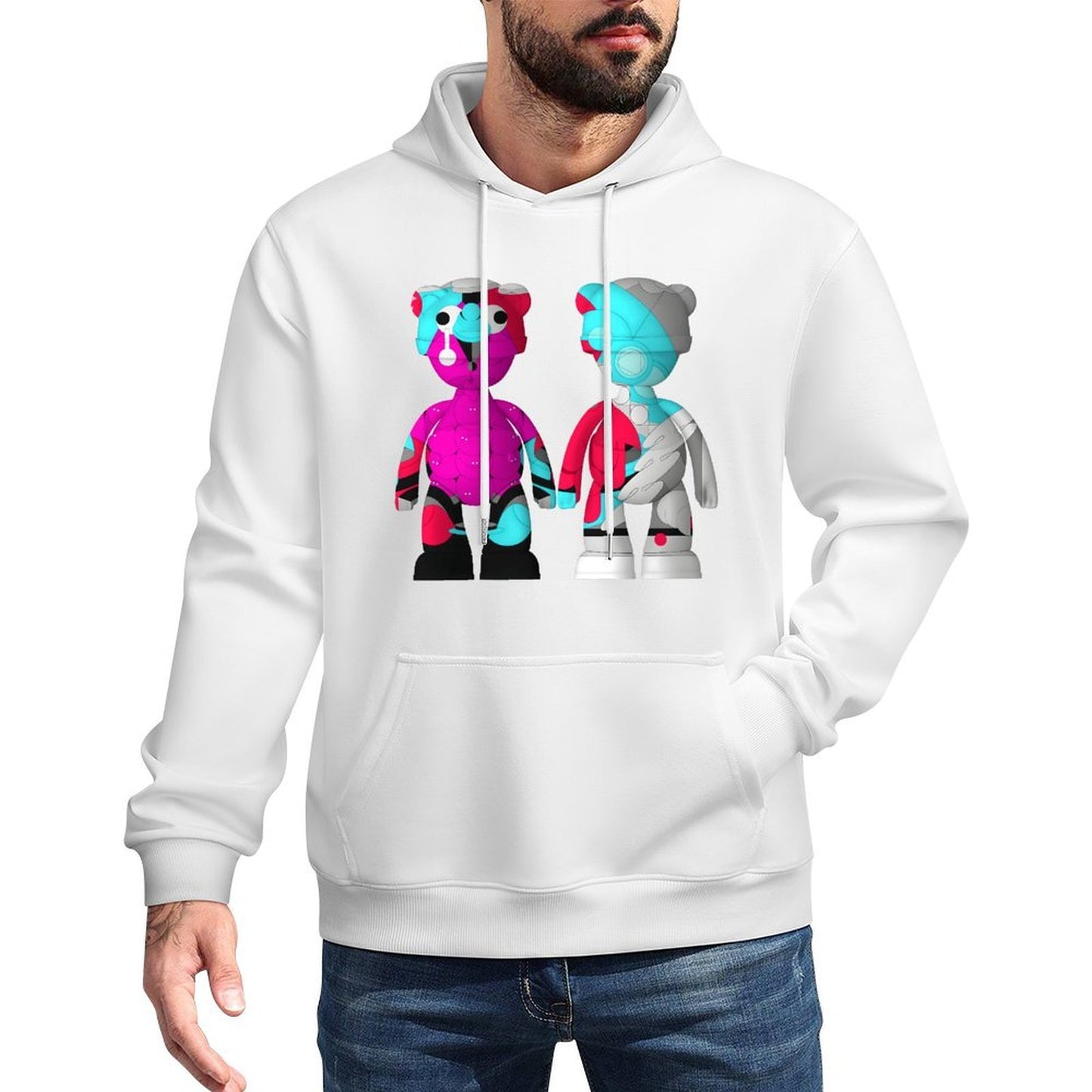IPIB 250g Hooded Pocket Sweatshirt Front GraphicMen's Hooded  Sweatshirt6000144-8