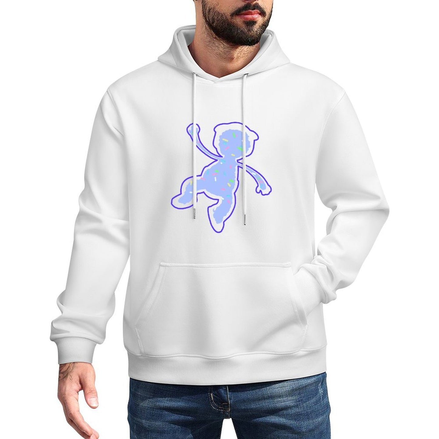 IPIB 250g Hooded Pocket Sweatshirt Front GraphicMen's Hooded  Sweatshirt6000006-5