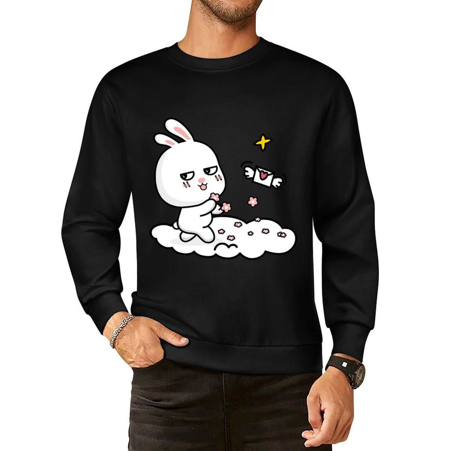 IPBR 250g Crew Neck Long Sleeve Sweatshirt Front GraphicCrew Neck Long Sleeve Sweatshirt4001376