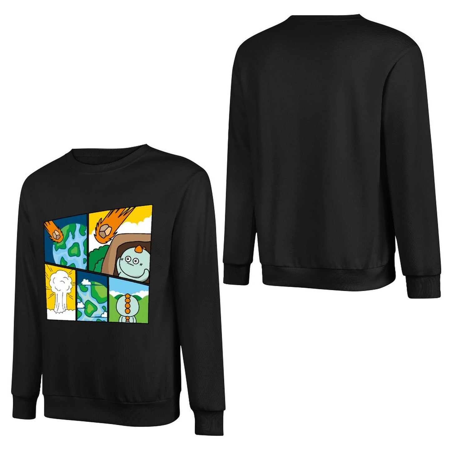 IPBR 250g Crew Neck Long Sleeve Sweatshirt Front GraphicCrew Neck Long Sleeve Sweatshirt4001341