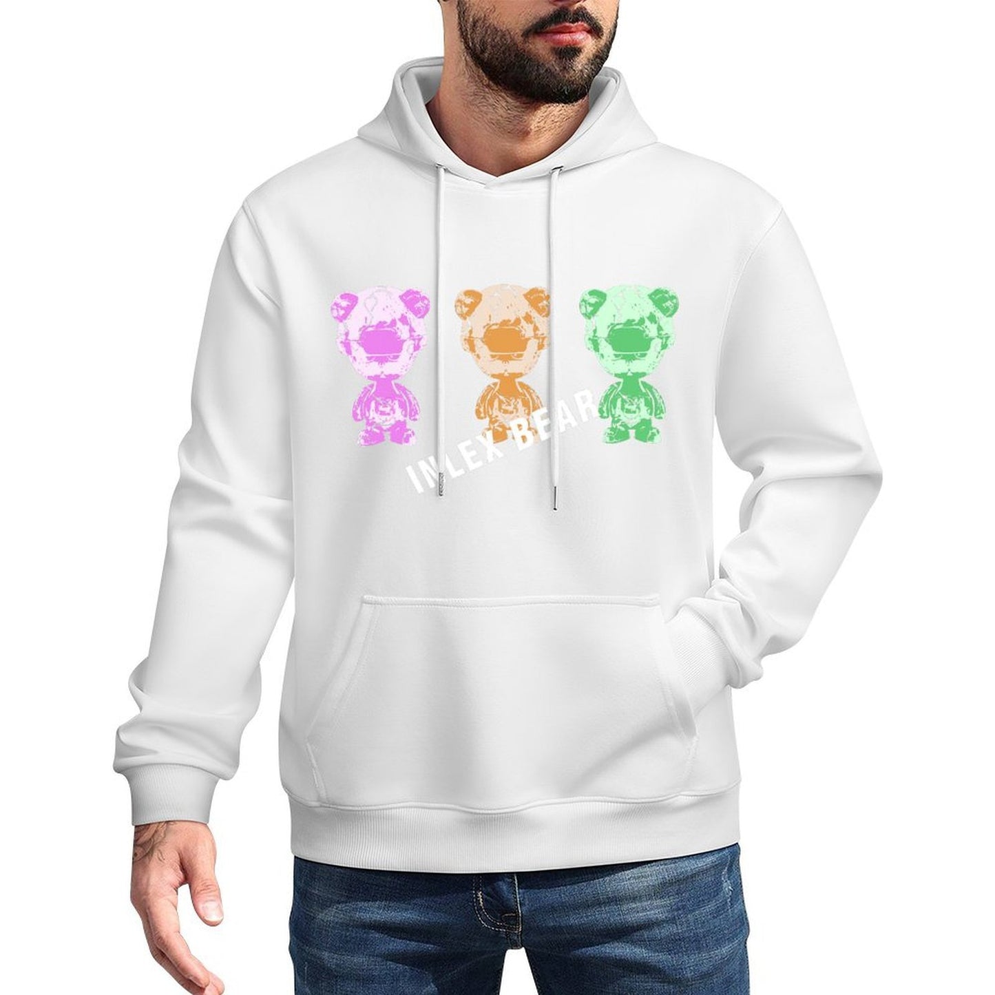 IPIB 250g Hooded Pocket Sweatshirt Front GraphicMen's Hooded  Sweatshirt6000050-8