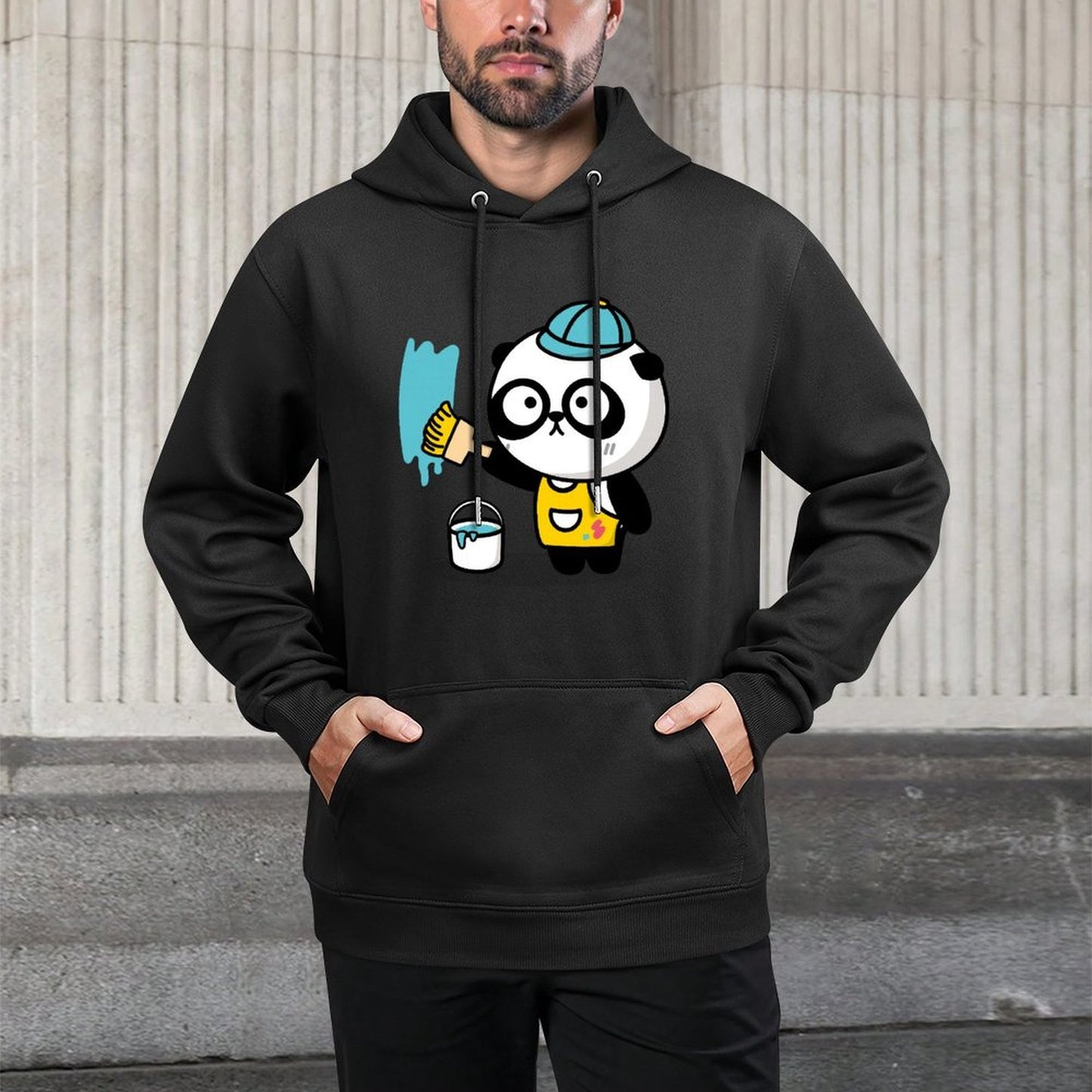 IPBR 250g Hooded Pocket Sweatshirt Front GraphicMen's Hooded  Sweatshirt4000310