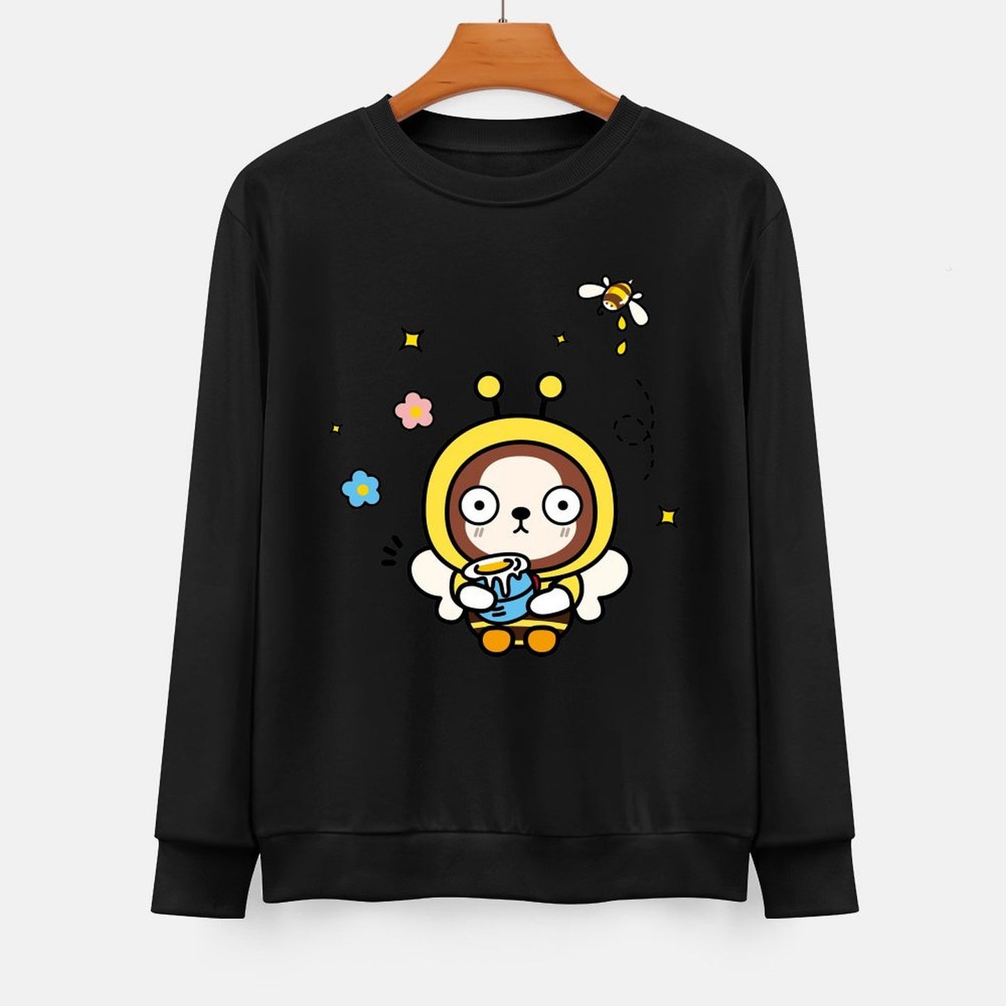 Front Patterned Long Sleeve TopClassicLine Printed