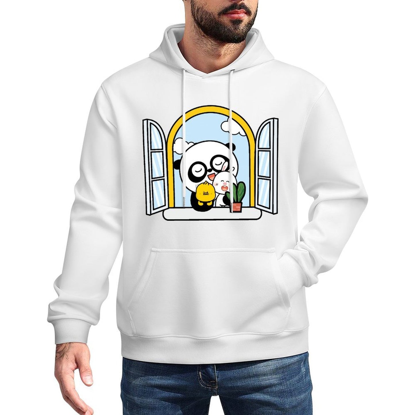 Front Graphic HoodiesLong Lasting Made-to-Order