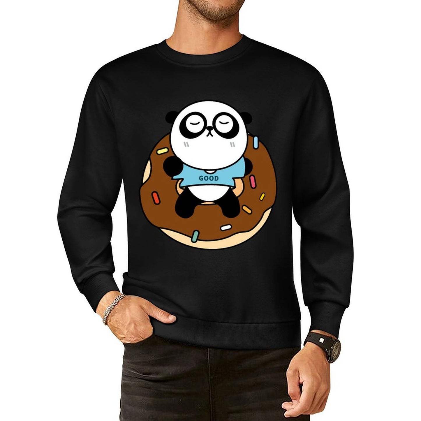 IPBR 250g Crew Neck Long Sleeve Sweatshirt Front GraphicCrew Neck Long Sleeve Sweatshirt4000821