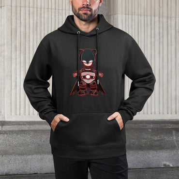 IPIB 250g Hooded Pocket Sweatshirt Front GraphicMen's Hooded  Sweatshirt6000063-2