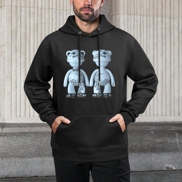 IPIB 250g Hooded Pocket Sweatshirt Front GraphicMen's Hooded  Sweatshirt6000082-2