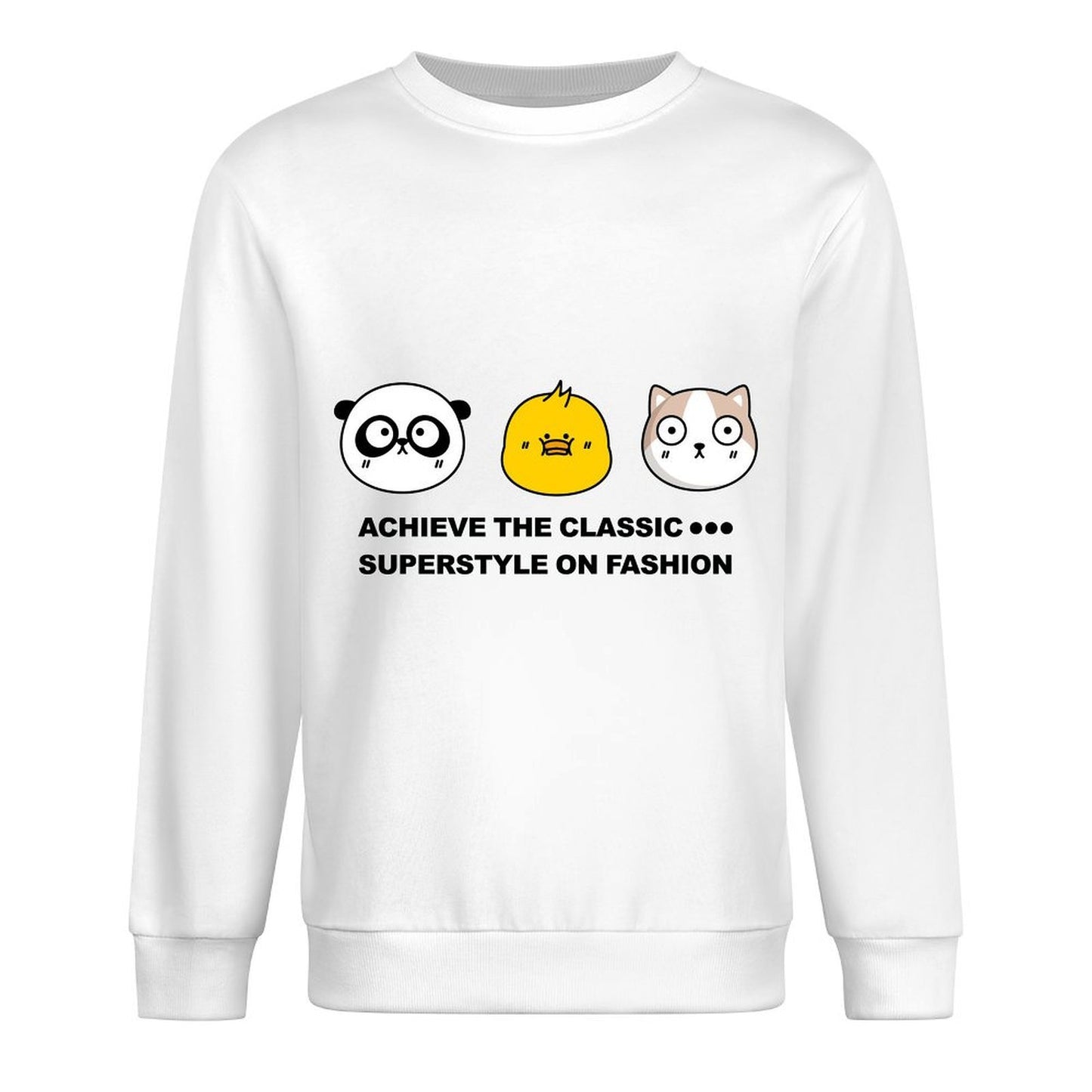IPBR 250g Crew Neck Long Sleeve Sweatshirt Front GraphicCrew Neck Long Sleeve Sweatshirt4000670
