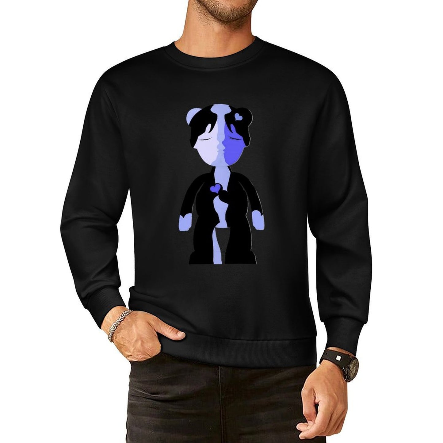 IPIB 250g Crew Neck Long Sleeve Sweatshirt Front GraphicCrew Neck Long Sleeve Sweatshirt6000087-4