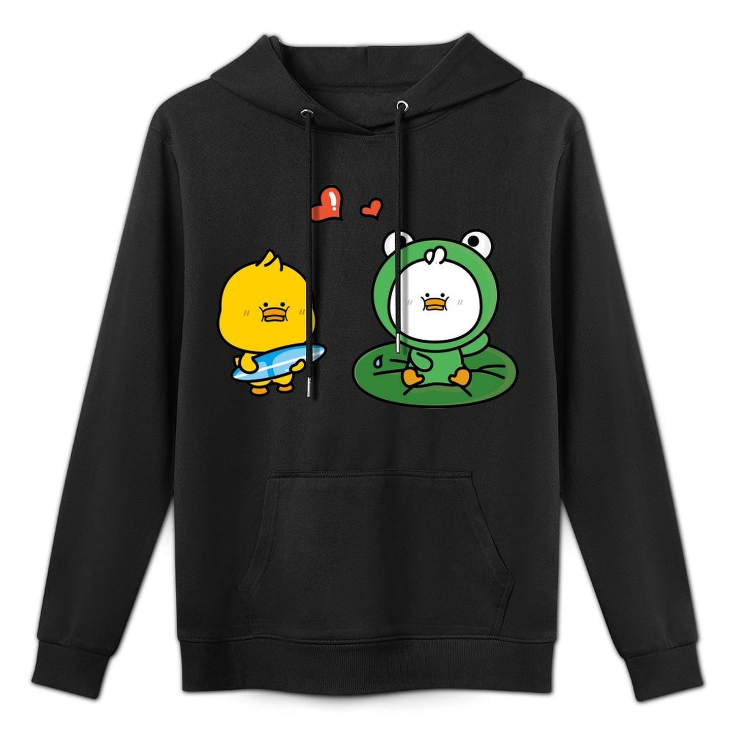 Soft Sleek Front Graphic Hoodies