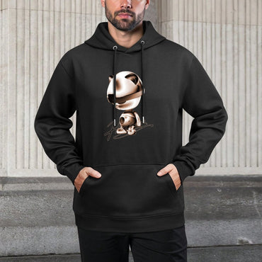 IPIB 250g Hooded Pocket Sweatshirt Front GraphicMen's Hooded  Sweatshirt6000027-2