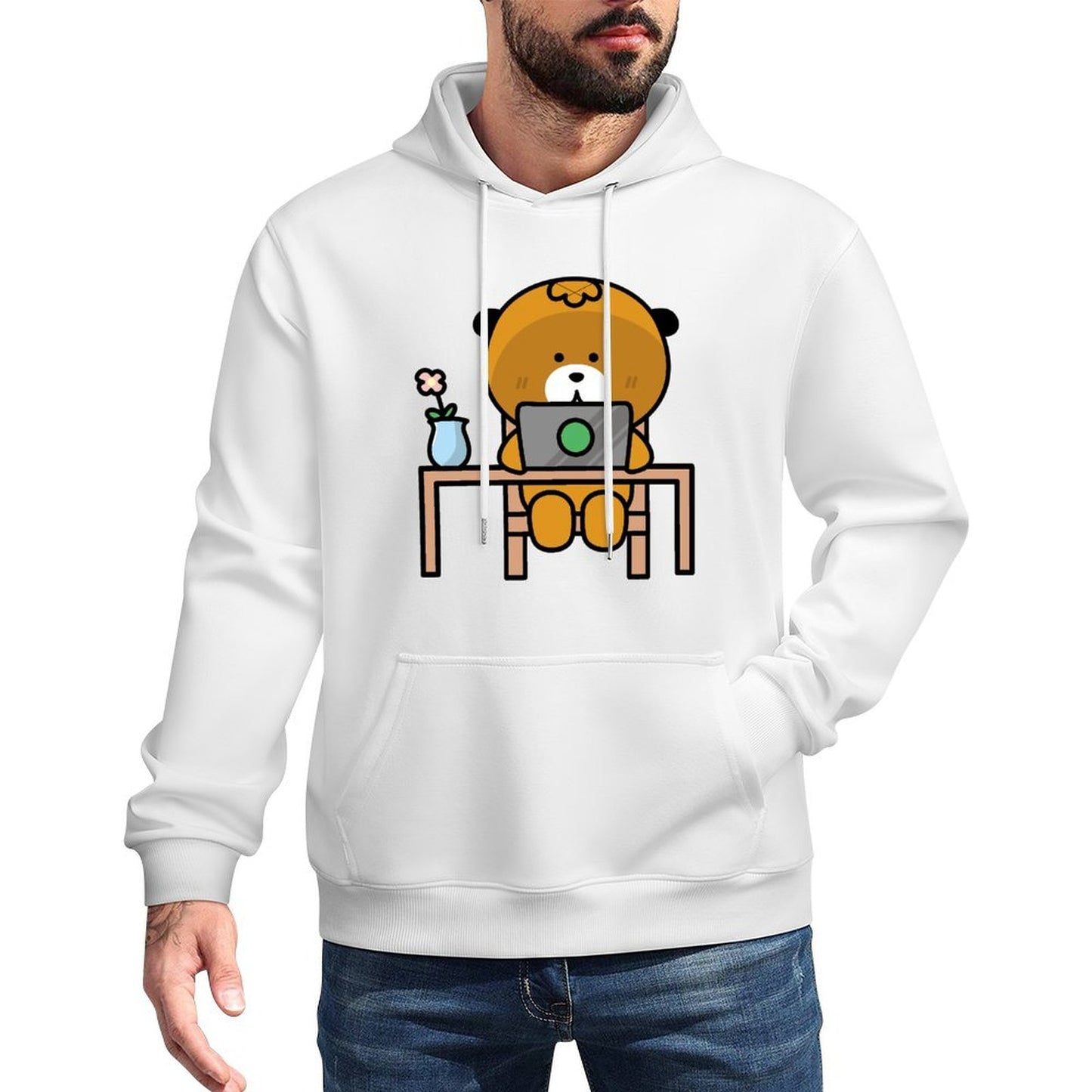 IPBR 250g Hooded Pocket Sweatshirt Front GraphicMen's Hooded  Sweatshirt4000052