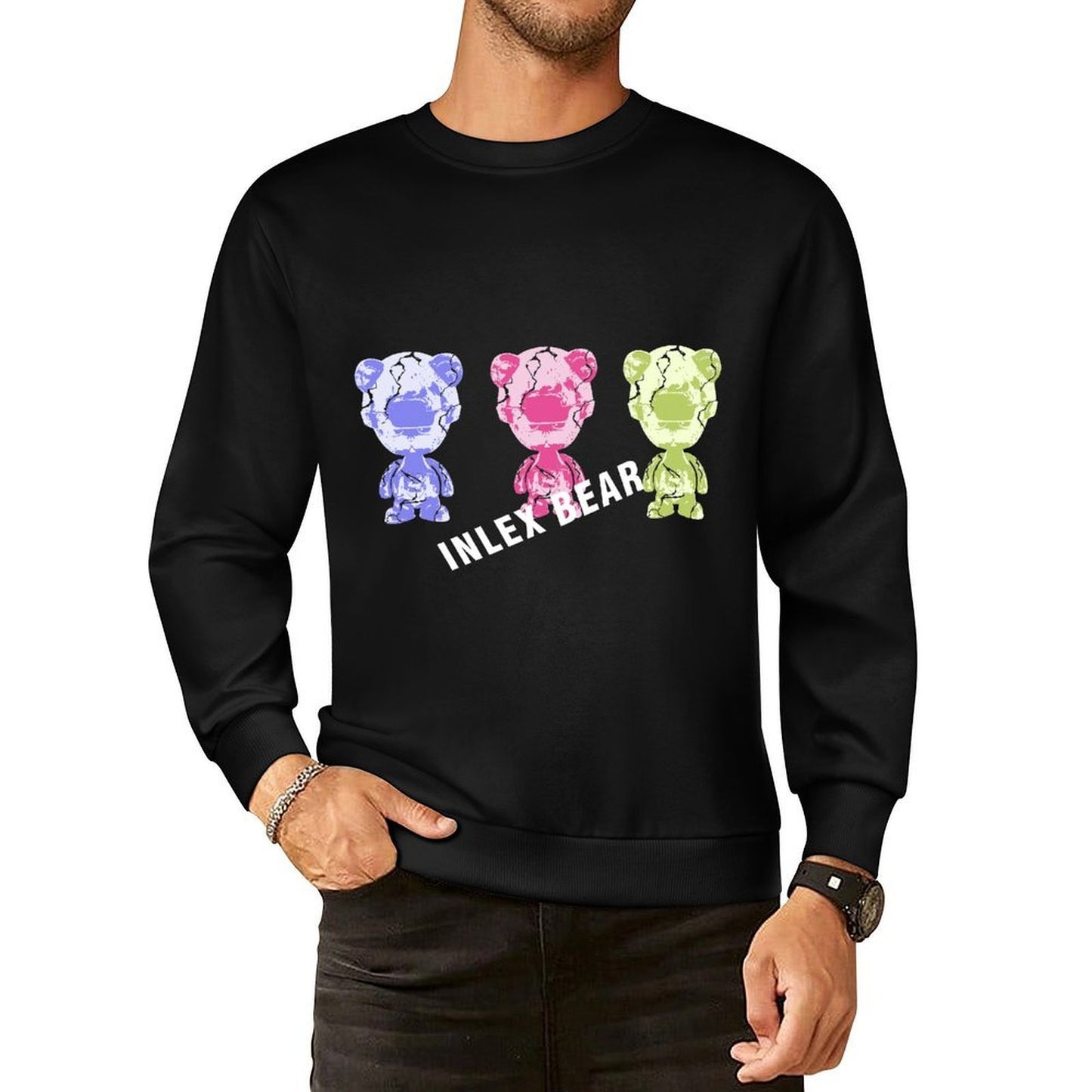 IPIB 250g Crew Neck Long Sleeve Sweatshirt Front GraphicCrew Neck Long Sleeve Sweatshirt6000050-7