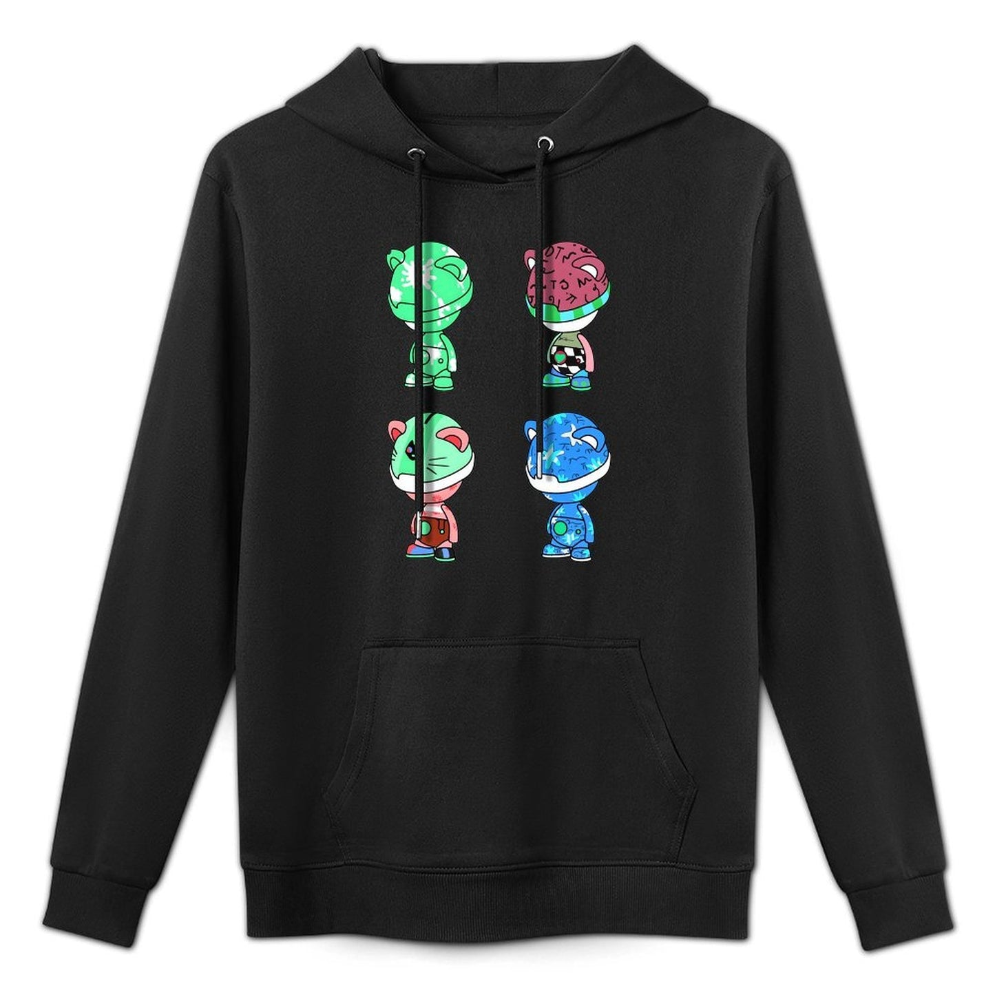 IPIB 250g Hooded Pocket Sweatshirt Front GraphicMen's Hooded  Sweatshirt6000074-1
