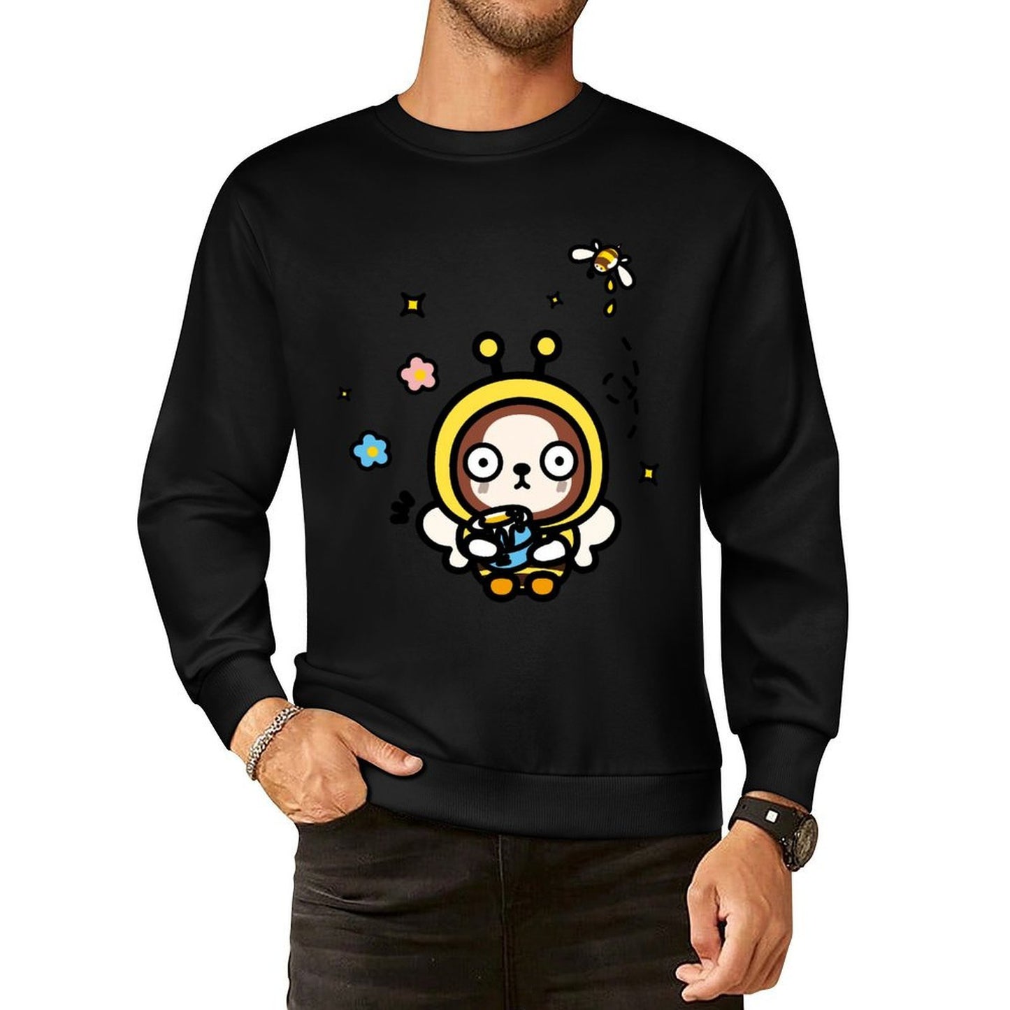 IPBR 250g Crew Neck Long Sleeve Sweatshirt Front GraphicCrew Neck Long Sleeve Sweatshirt4001236