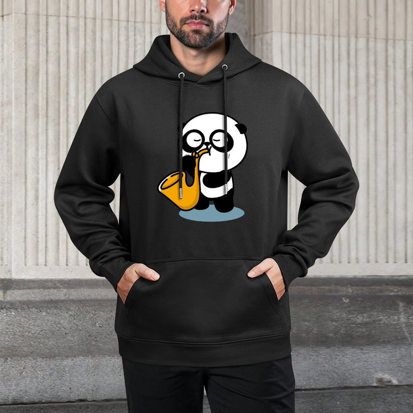 IPBR 250g Hooded Pocket Sweatshirt Front GraphicMen's Hooded  Sweatshirt4000060