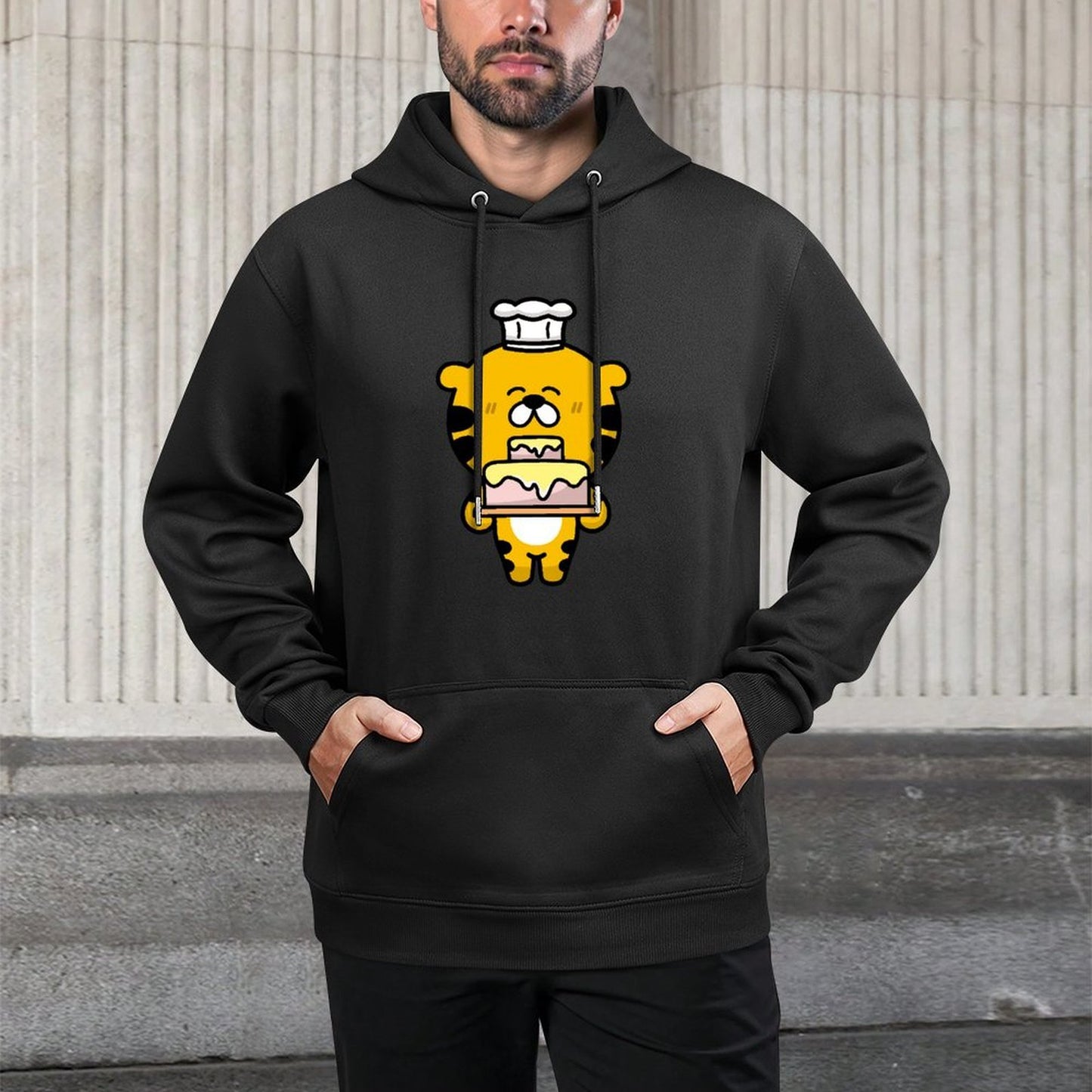 IPBR 250g Hooded Pocket Sweatshirt Front GraphicMen's Hooded  Sweatshirt4000208