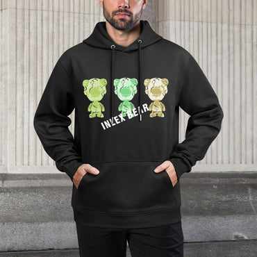 IPIB 250g Hooded Pocket Sweatshirt Front GraphicMen's Hooded  Sweatshirt6000050-3