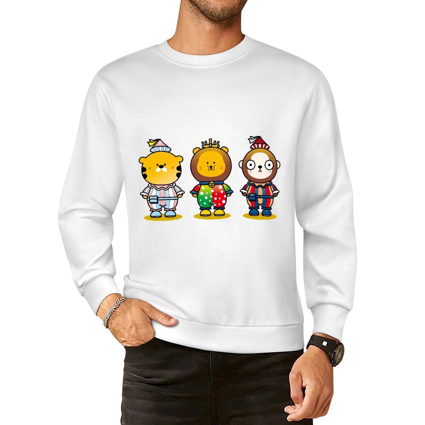 Front Patterned Long Sleeve TopRelaxed Heritage