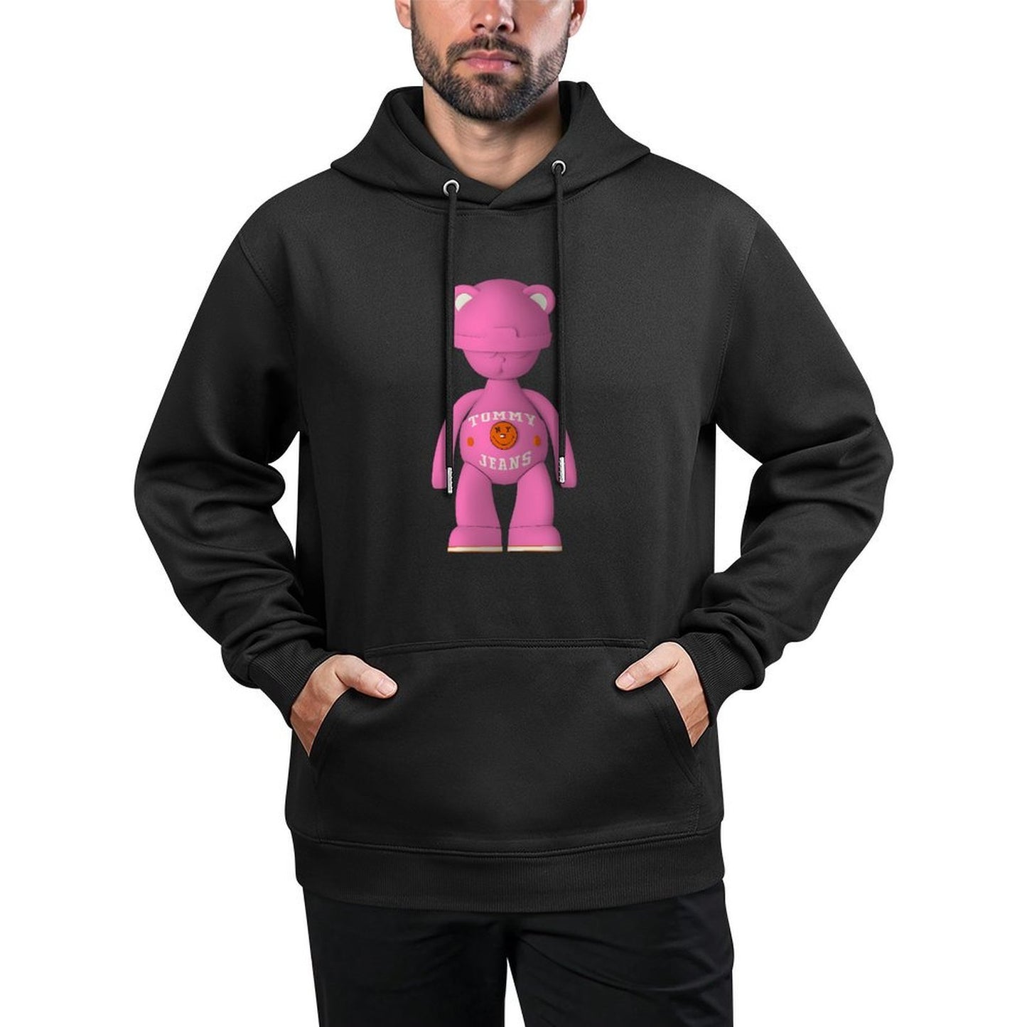 IPIB 250g Hooded Pocket Sweatshirt Front GraphicMen's Hooded  Sweatshirt6000122-3
