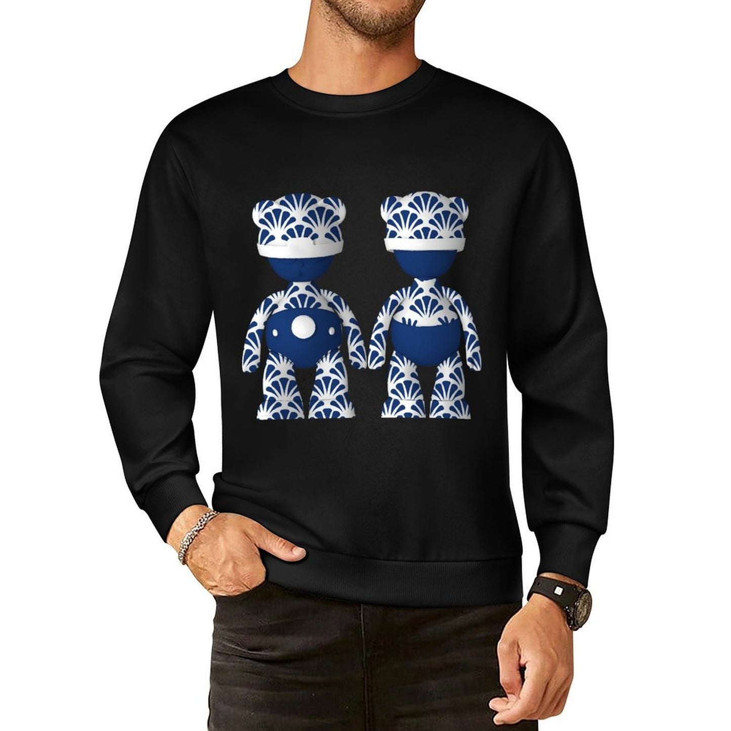 IPIB 250g Crew Neck Long Sleeve Sweatshirt Front GraphicCrew Neck Long Sleeve Sweatshirt6000096-5