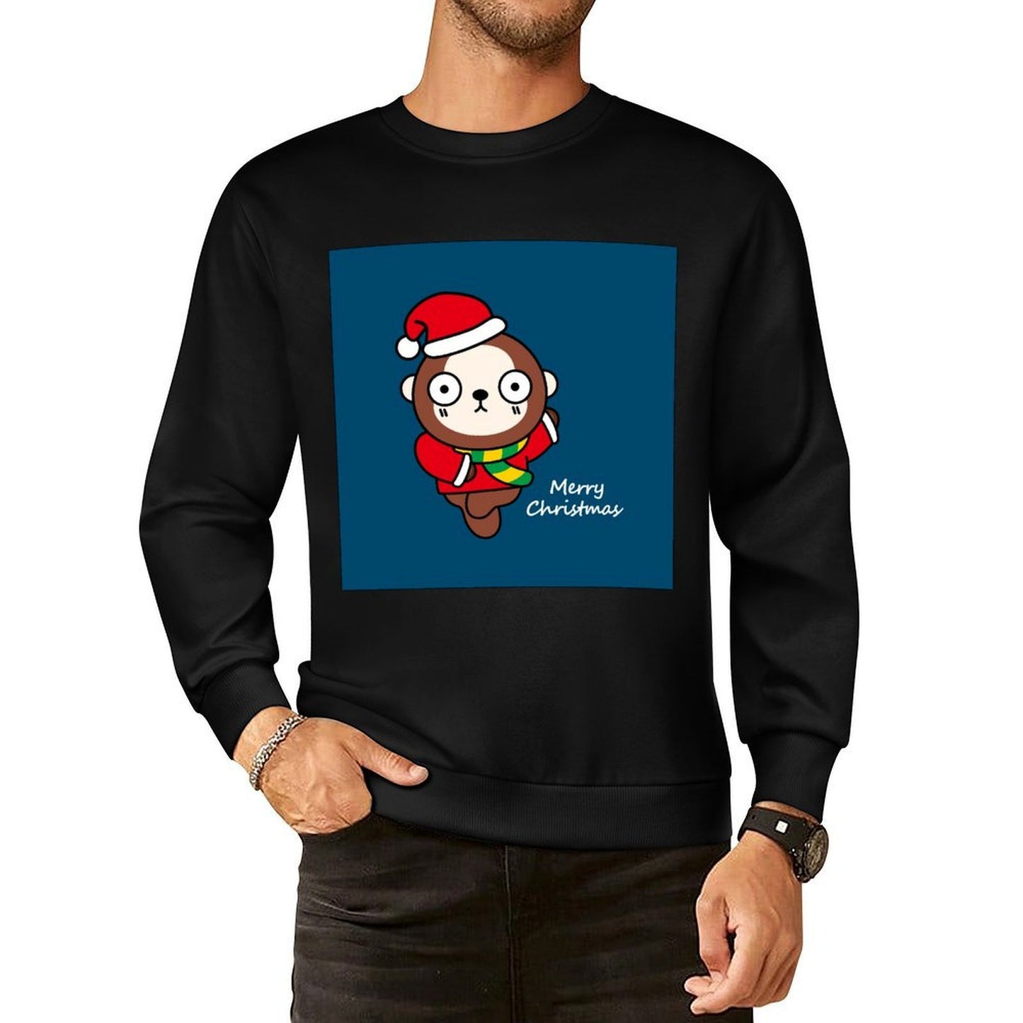 IPBR 250g Crew Neck Long Sleeve Sweatshirt Front GraphicCrew Neck Long Sleeve Sweatshirt4000673
