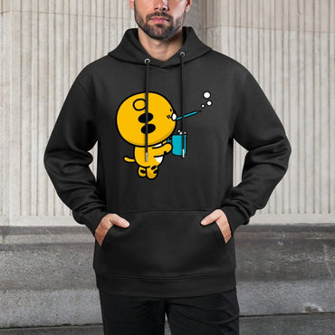 IPBR 250g Hooded Pocket Sweatshirt Front GraphicMen's Hooded  Sweatshirt4000528