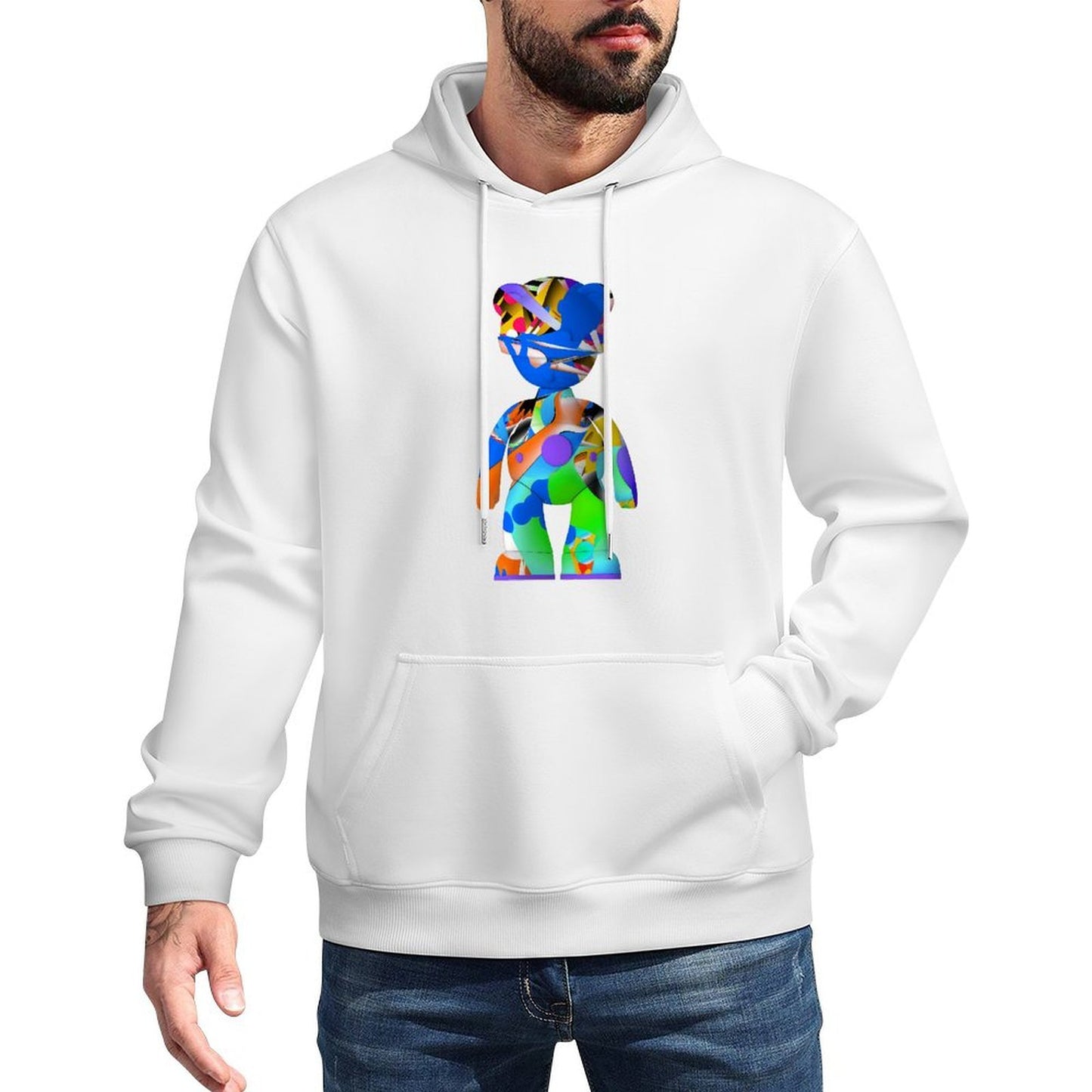 IPIB 250g Hooded Pocket Sweatshirt Front GraphicMen's Hooded  Sweatshirt6000110-3