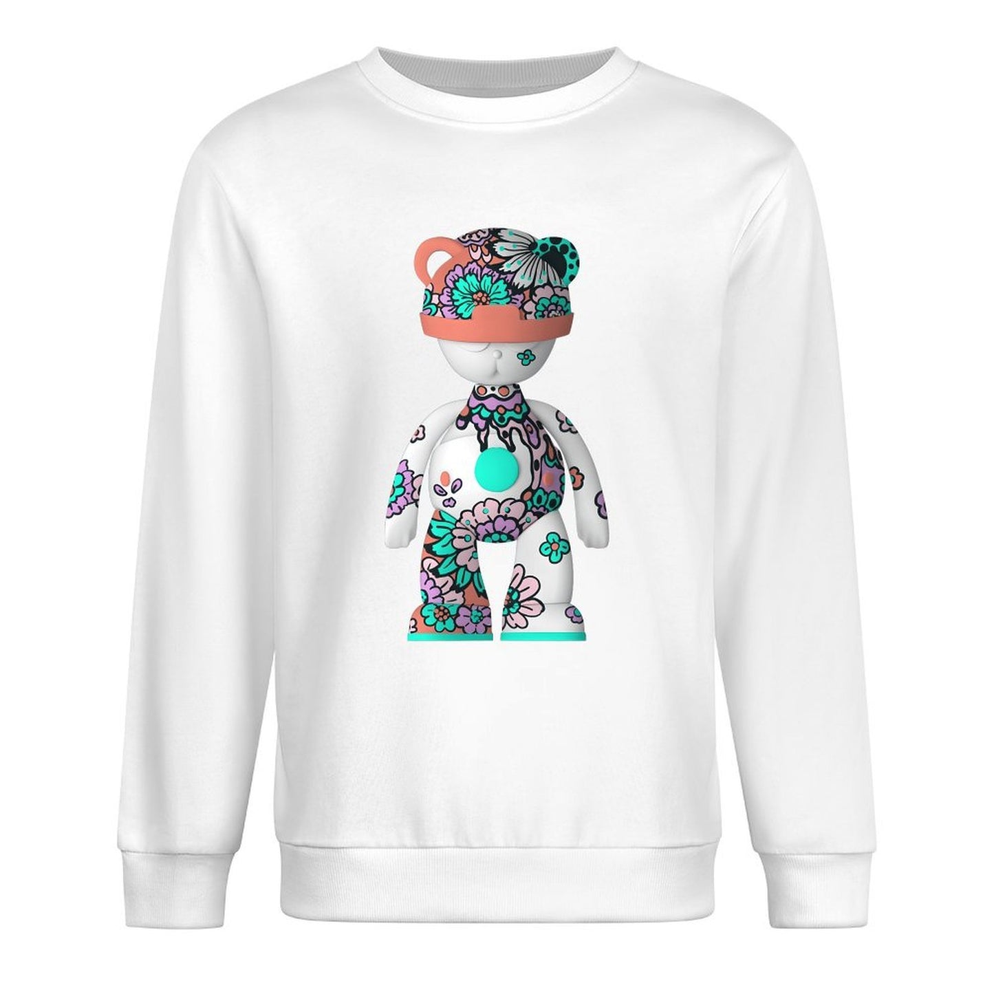 IPIB 250g Crew Neck Long Sleeve Sweatshirt Front GraphicCrew Neck Long Sleeve Sweatshirt6000103-1