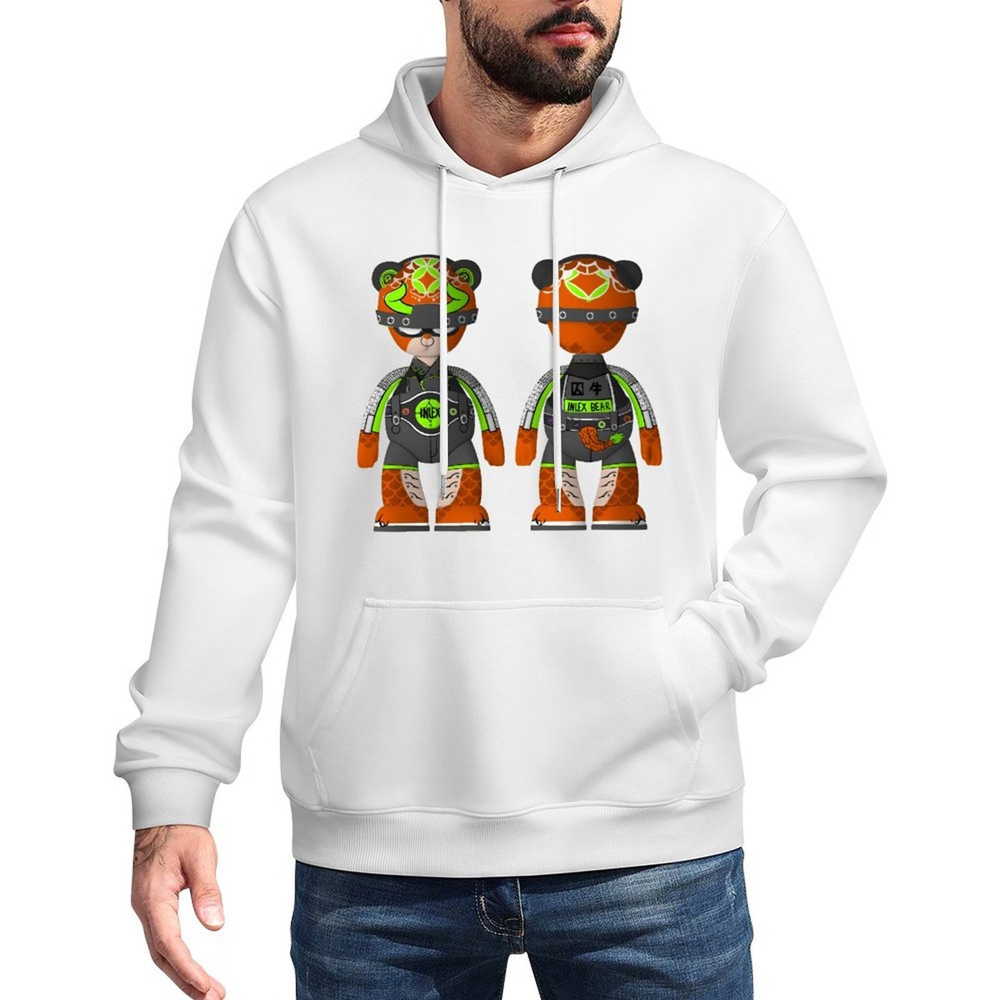 IPIB 250g Hooded Pocket Sweatshirt Front GraphicMen's Hooded  Sweatshirt6000095-2