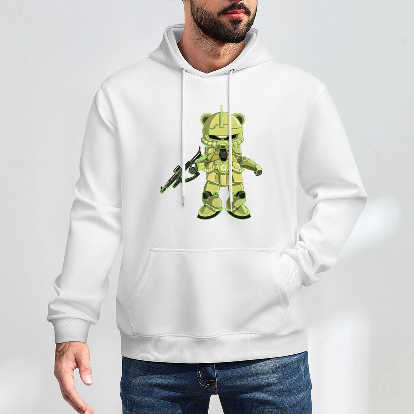 Hoodie Front Pattern Oversized