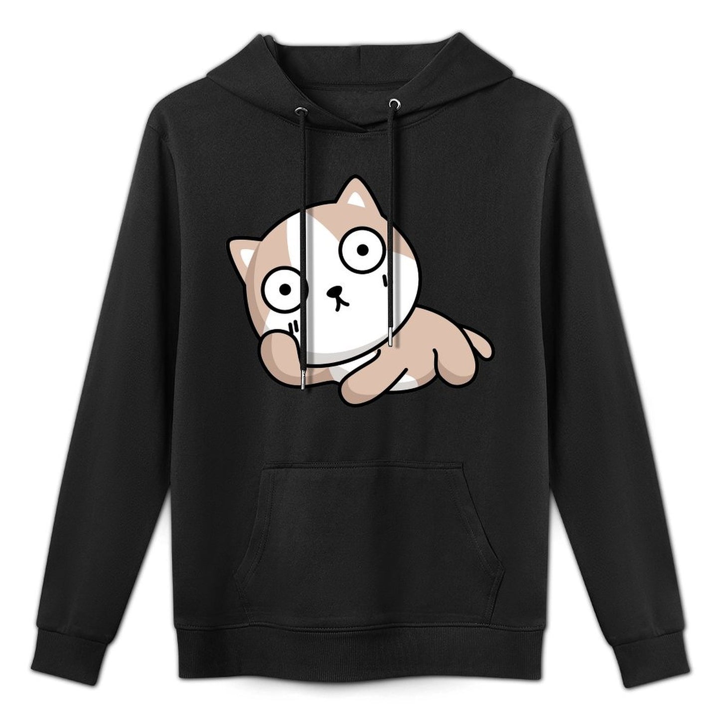 Crisp Print Batch-Printed Front Graphic Hoodies