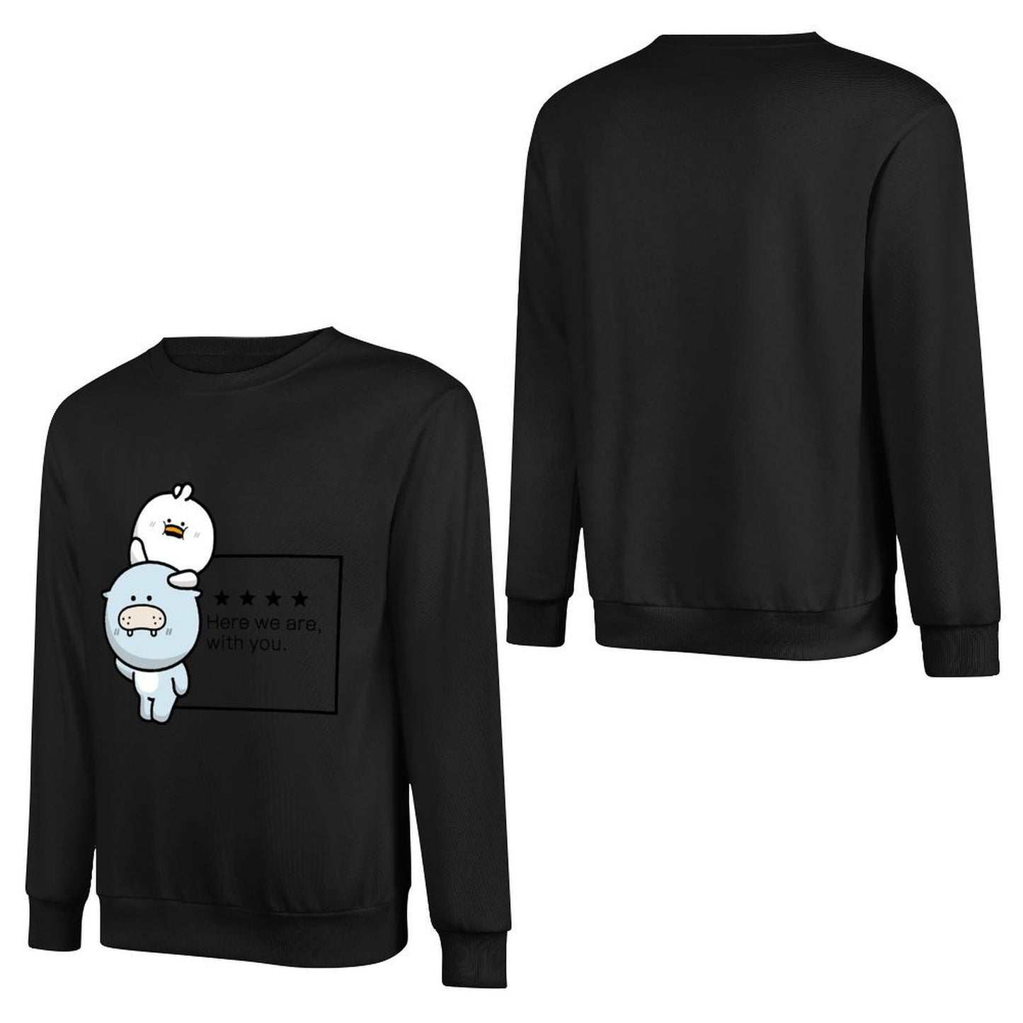 IPBR 250g Crew Neck Long Sleeve Sweatshirt Front GraphicCrew Neck Long Sleeve Sweatshirt4003850