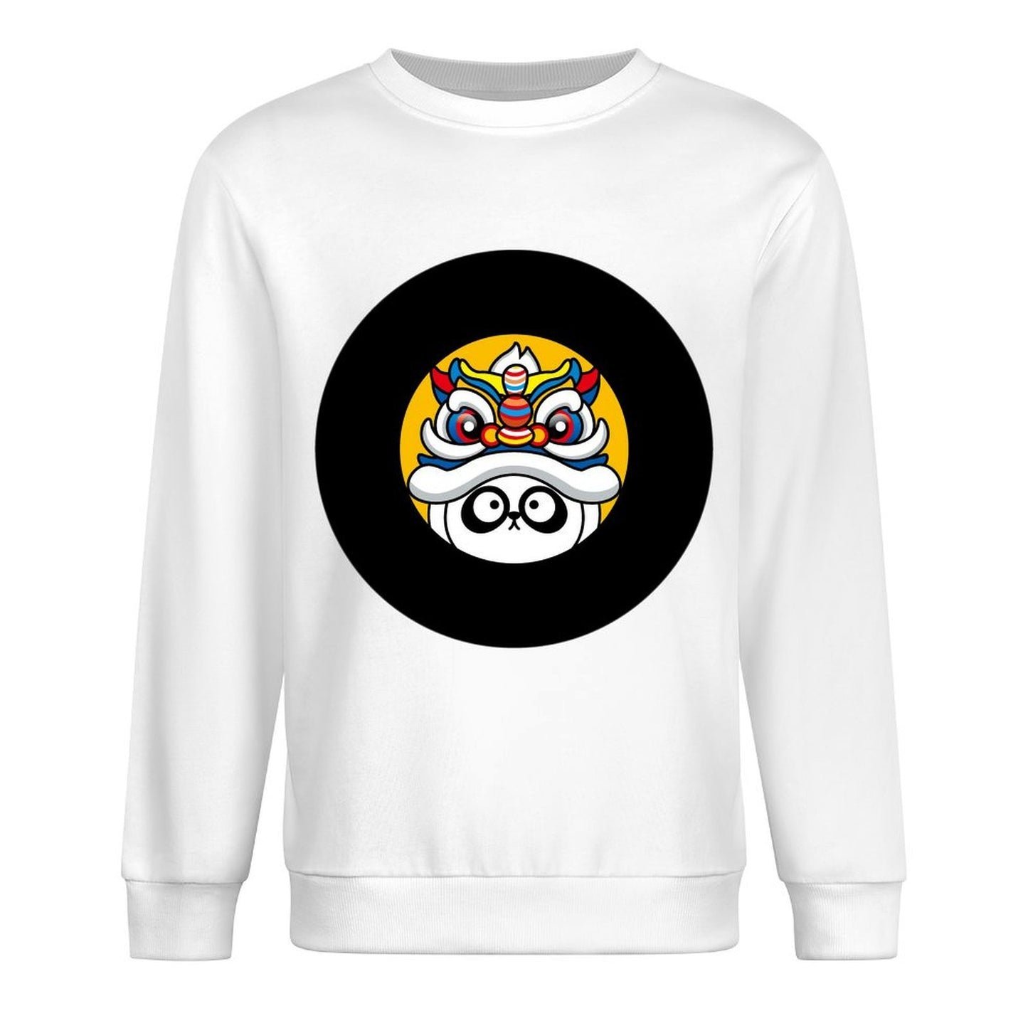 Front Patterned Long Sleeve TopRelaxed ClassicFit