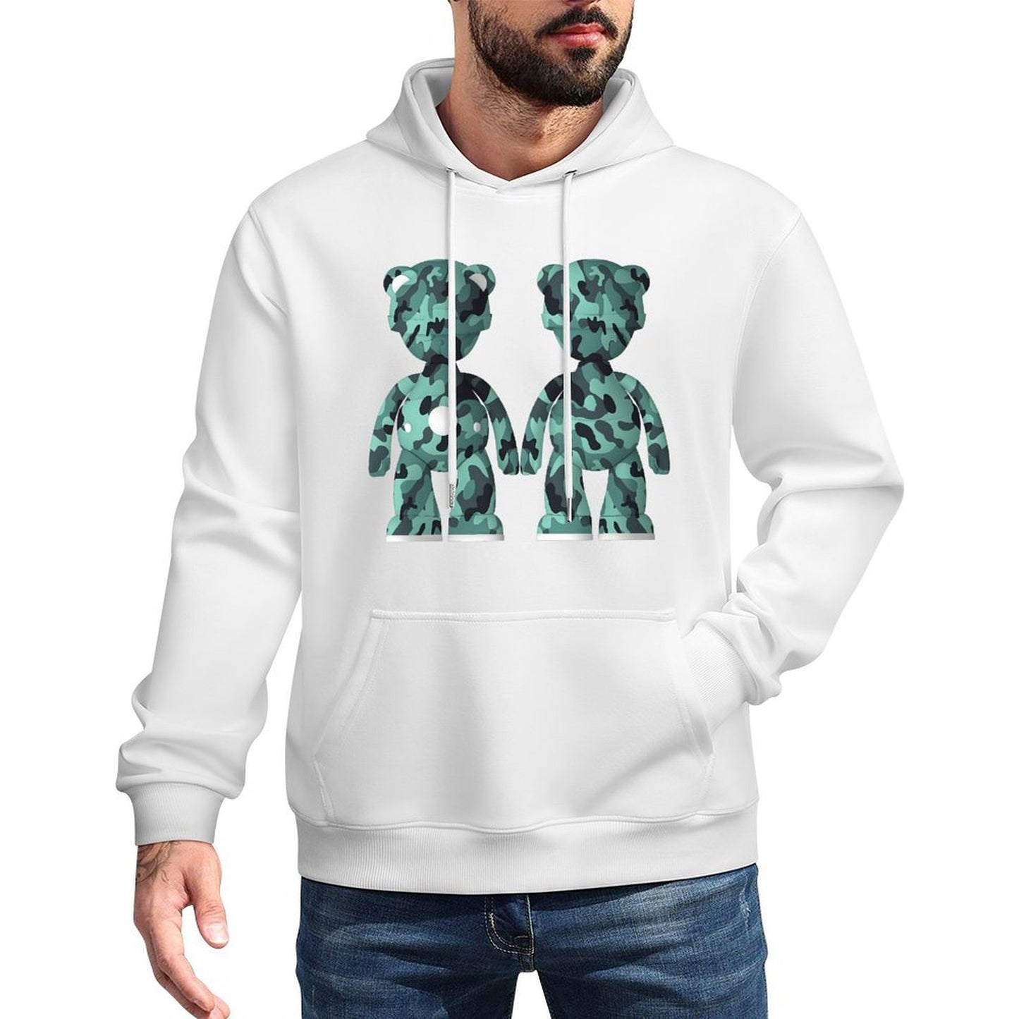 IPIB 250g Hooded Pocket Sweatshirt Front GraphicMen's Hooded  Sweatshirt6000090-5